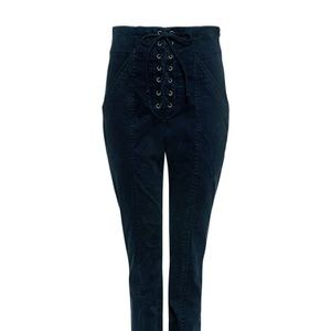 A.L.C Kyle black high rise pants